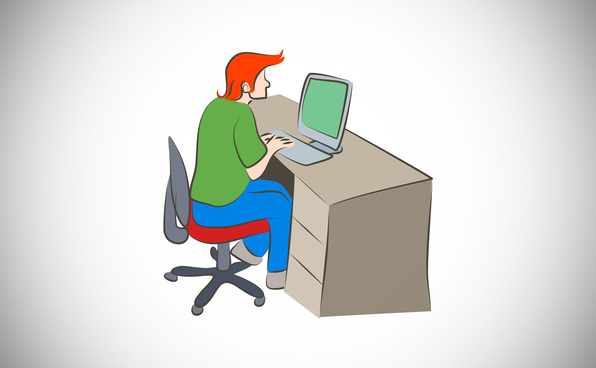 Woman Play Computer Clipart. Этот компьютер users