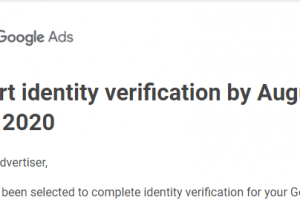 Google To Implement Advertiser Identity Verification
